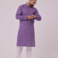 LIGHT PURPLE COTTON KURTA