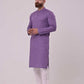 LIGHT PURPLE COTTON KURTA
