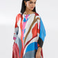 Stitched Printed Satin Shirt+ Culotte