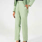 TEXTURED CROPPED CARGO BLAZER