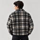 HERITAGE CHECK AVIATOR JACKET - Black