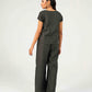 TEXTURED CAP SLEEVE TOP