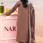 NUSLD3097 Dobby Embroidered Lawn Suit - Unstitched 3Pc