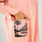 POPLIN PRINTED POCKET OVERSHIRT