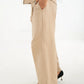 WAFFLE TEXTURED WIDE LEG TROUSER