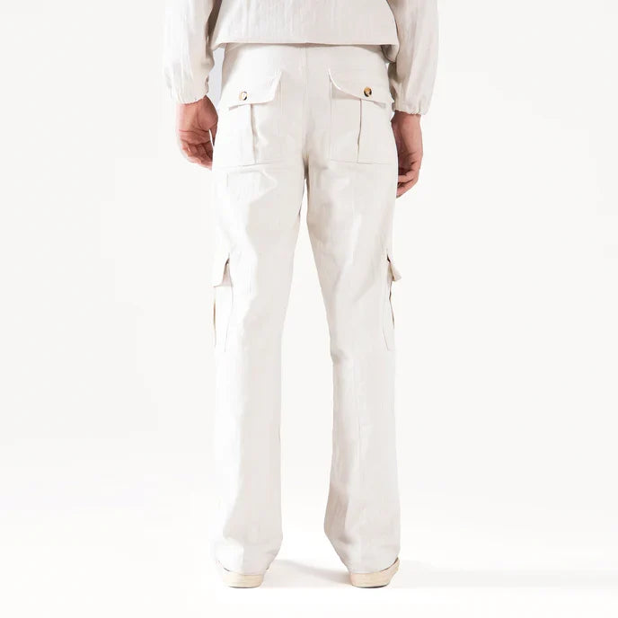 CANVAS LOOSE CARGO PANTS