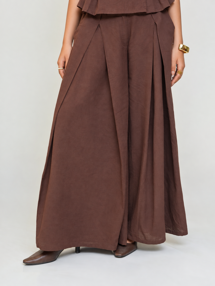 WOMEN PLEATED TROUSER