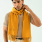 Cashmere Stole - Marigold Yellow