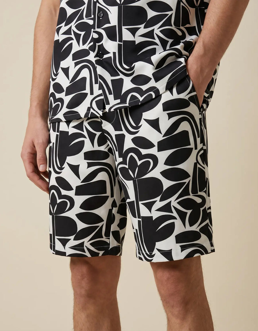 MEN'S PRINTED COTTON SHORTS