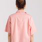 CROPPED PATCH POCKET SHIRT