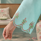 Stitched Embroidered Slub Lawn Suit