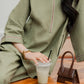 Olive - 2Pcs Linen Set