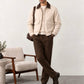 Brown Corduroy Collar Field Jacket