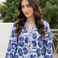 02 Piece Ready To Wear Printed Embroidered Shirt & Trouser
