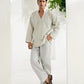 LINEN V-NECK SHIRT