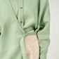 WAFFLE OVERLAPPED BUCKLE SHIRT
