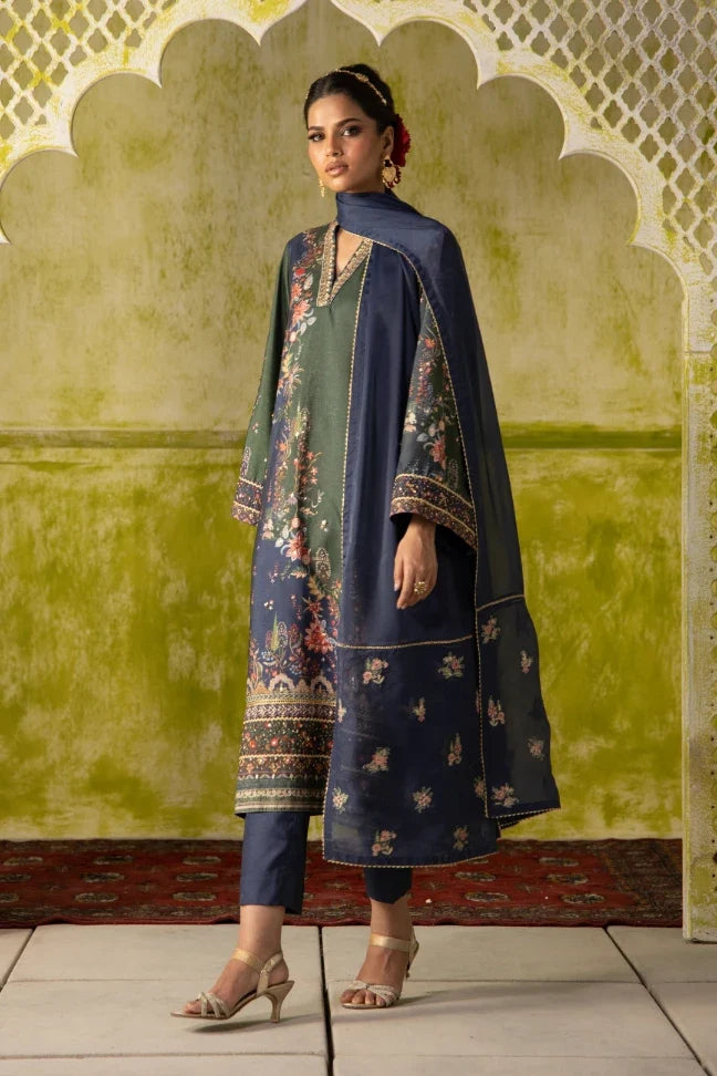 Rukhsar Set - Blue