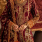 naaz-e-jahan Tussel Silk Mehroon 4Pc suit SJ-1074-S