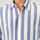 STRIPED COLLARED SHIRT