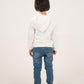 BOYS WHITE FLEECE ZIPPER
