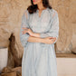 03 Piece Ready to wear  Embroidered Chiffon