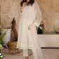 03 Piece Ready to wear  Embroidered Chiffon