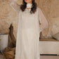 03 Piece Ready to wear  Embroidered Chiffon