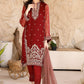 03 Piece Ready to wear  Embroidered Chiffon