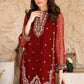 03 Piece Ready to wear  Embroidered Chiffon