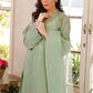 03 Piece Ready to wear Raw Silk Embroidered Collection