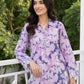 02 Piece Ready To Wear Printed Embroidered Shirt & Trouser