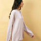 MUSLIN FLARED A-LINE TOP