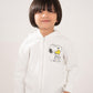 BOYS WHITE FLEECE ZIPPER