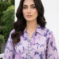 02 Piece Ready To Wear Printed Embroidered Shirt & Trouser