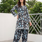 02 Piece Ready To Wear Printed Embroidered Shirt & Trouser