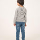 BOYS GRAY TERRY ZIPPER