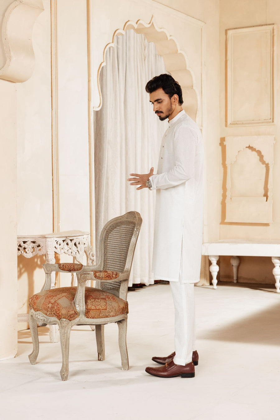 2 Pc Shadow White KRD-S-M-S -IST-3018