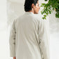 LINEN V-NECK SHIRT