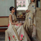 Roop Saree - Beige & Blue