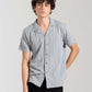 JACQUARD BUTTONDOWN SAFARI SHIRT