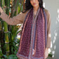 Musafir Stole - Reddish Brown