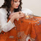 Khat-Nama Odhni - Rust