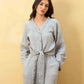 MUSLIN KNOTTED BUTTON UP TOP