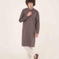 GREY COTTON CASUAL KURTA
