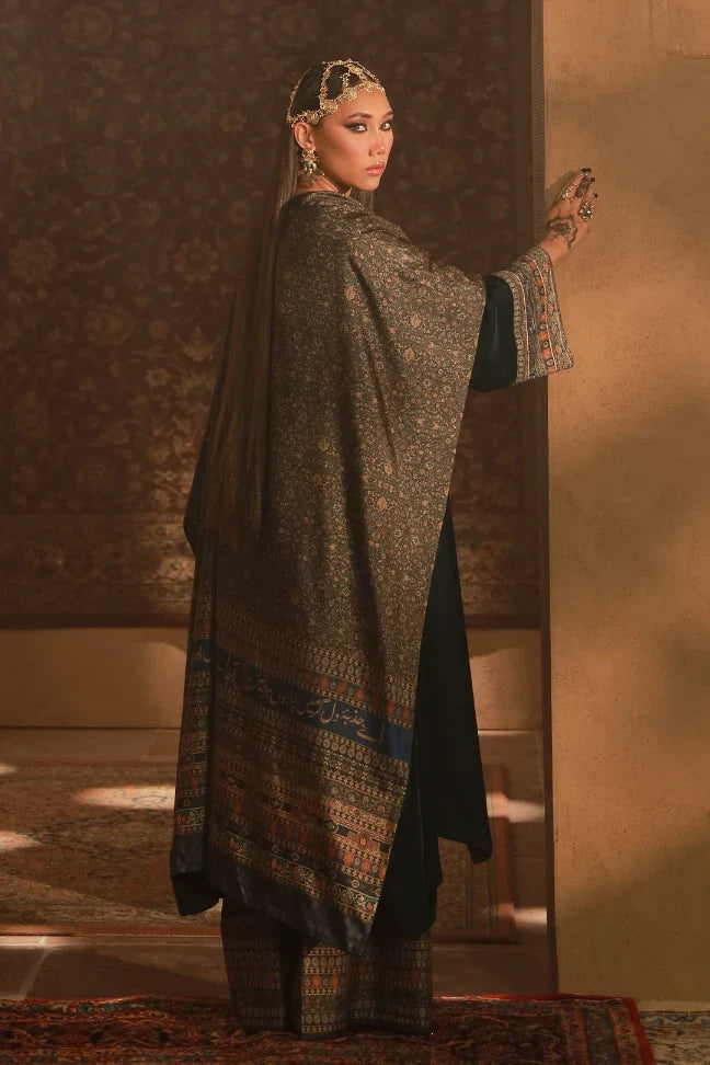 Nayyara Velvet Cape