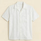 CROCHET CAMP COLLAR SHIRT