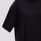SYNCC BY J. - BLACK ASYMMETRICAL T-SHIRT