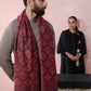 Parwana Weaved Shawl - Maroon