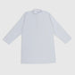 Off White Blended Kurta Trouser - Kids