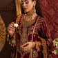 naaz-e-jahan Tussel Silk Mehroon 4Pc suit SJ-1074-S